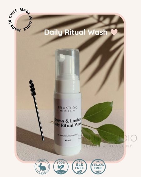 Daily Ritual Wash Pelu Studio Productos naturales para el cuidado de las cejas y pestañas
