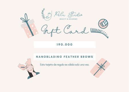 Gift Card Pelu Studio Nanoblading Chile