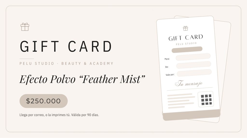 Gift Card Efecto Polvo “Feather Mist”