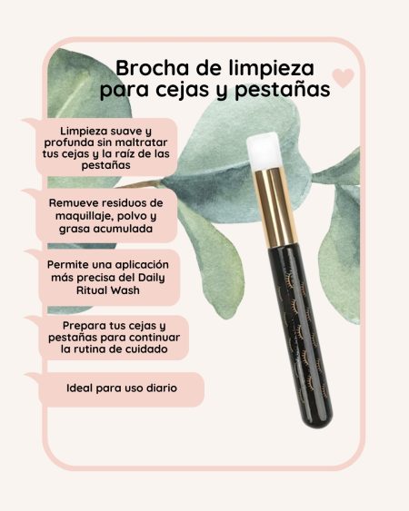 Brocha de limpieza cejas y pestañas